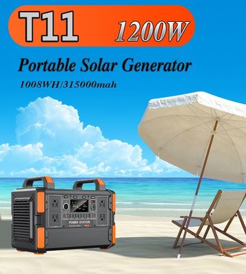 2025 নতুন পোর্টেবল পাওয়ার স্টেশন 1200W হোম এনার্জি স্টোরেজ সহ 1008Wh LiFePO4 ব্যাটারি সৌর জেনারেটর বহিরঙ্গন ক্যাম্পিংয়ের জন্য