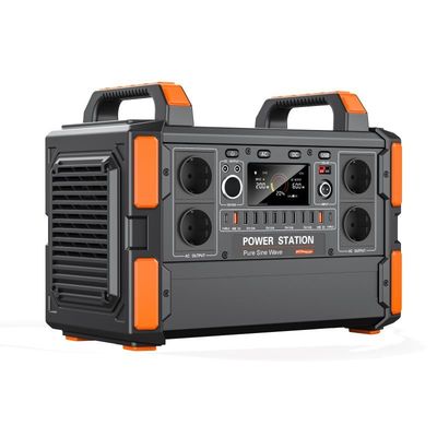 Buy 1200w Portable Outdoor Power Supply Large Capacity Energy Storage 220v High Power Mobile Charger Solar Panel Power Station online manufacture