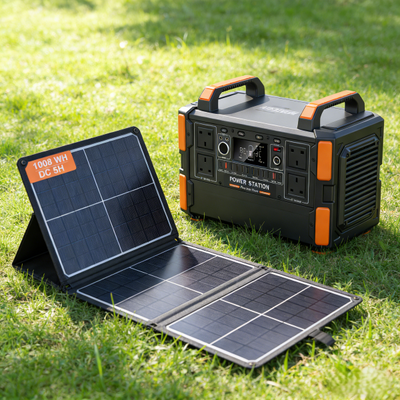 buy 1200W Portable Power Station with 1008Wh LiFePO4 Battery and Pure Sine Wave Output for Solar Charging online manufacture